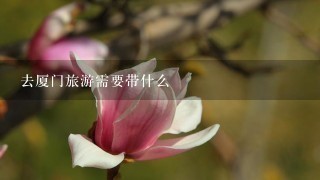 去厦门旅游需要带什么