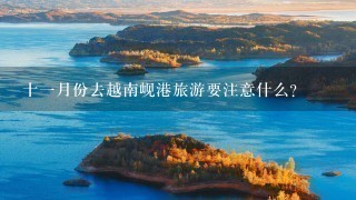 十一月份去越南岘港旅游要注意什么？