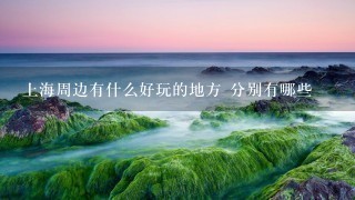 上海周边有什么好玩的地方 分别有哪些