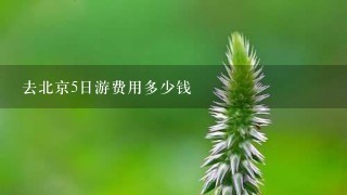 去北京5日游费用多少钱