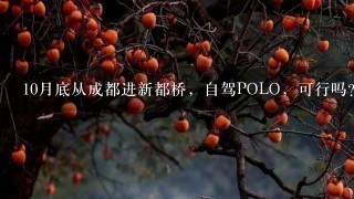 10月底从成都进新都桥，自驾POLO，可行吗？路况如何