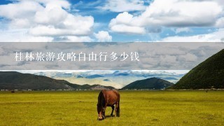 桂林旅游攻略自由行多少钱