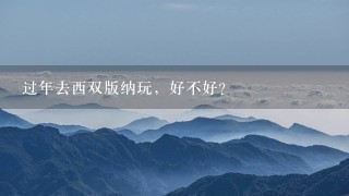 过年去西双版纳玩，好不好？