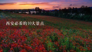 西安必看的10大景点