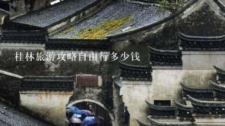 桂林旅游攻略自由行多少钱