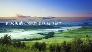 西双版纳vip旅游团联系电话？