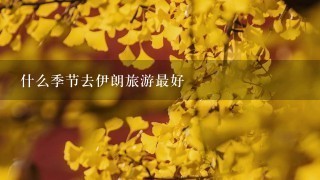 什么季节去伊朗旅游最好