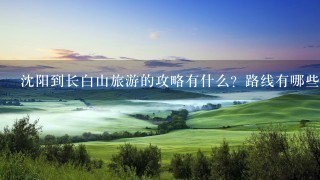 沈阳到长白山旅游的攻略有什么？路线有哪些？