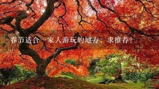 春节适合一家人游玩的地方，求推荐？