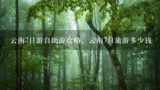 云南7日游自助游攻略，云南7日旅游多少钱