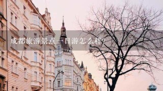 成都旅游景点一日游怎么样？