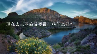 现在去三亚旅游要带一些什么好？