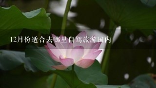 12月份适合去哪里自驾旅游国内