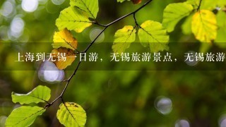 上海到无锡一日游，无锡旅游景点，无锡旅游攻略