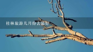 桂林旅游几月份去最好