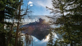 冬天去云南旅游攻略