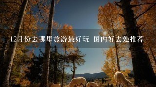 12月份去哪里旅游最好玩 国内好去处推荐