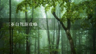 三亚自驾游攻略