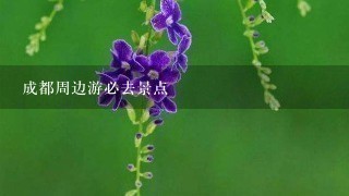 成都周边游必去景点