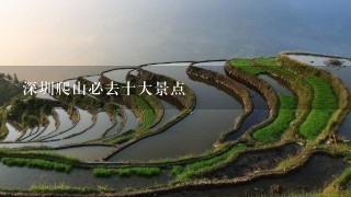 深圳爬山必去十大景点