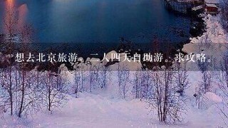 想去北京旅游，2人4天自助游。求攻略。