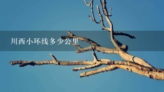 川西小环线多少公里