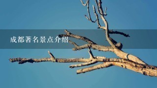 成都著名景点介绍