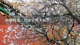 湖南短途2日游去哪里玩好？