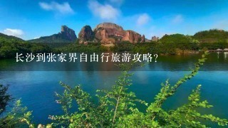 长沙到张家界自由行旅游攻略？