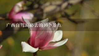 广西自驾游必去的10个景点