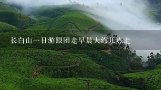 长白山1日游跟团走早晨大约几点走