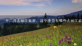 十2月去丽江旅游，这个季节有哪些去丽江必打卡的事