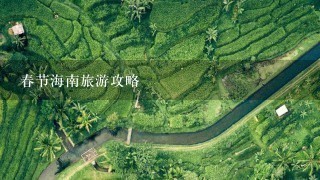 春节海南旅游攻略