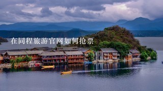 在同程旅游官网如何抢票