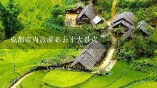 成都市内旅游必去十大景点