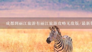 成都到丽江旅游有丽江旅游攻略无敌版/最新版/电子版的，告诉1下，有下载地址或免费的告诉1下，感谢