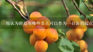 你认为附近有哪些景点可以作为一日游的起点或结束点?